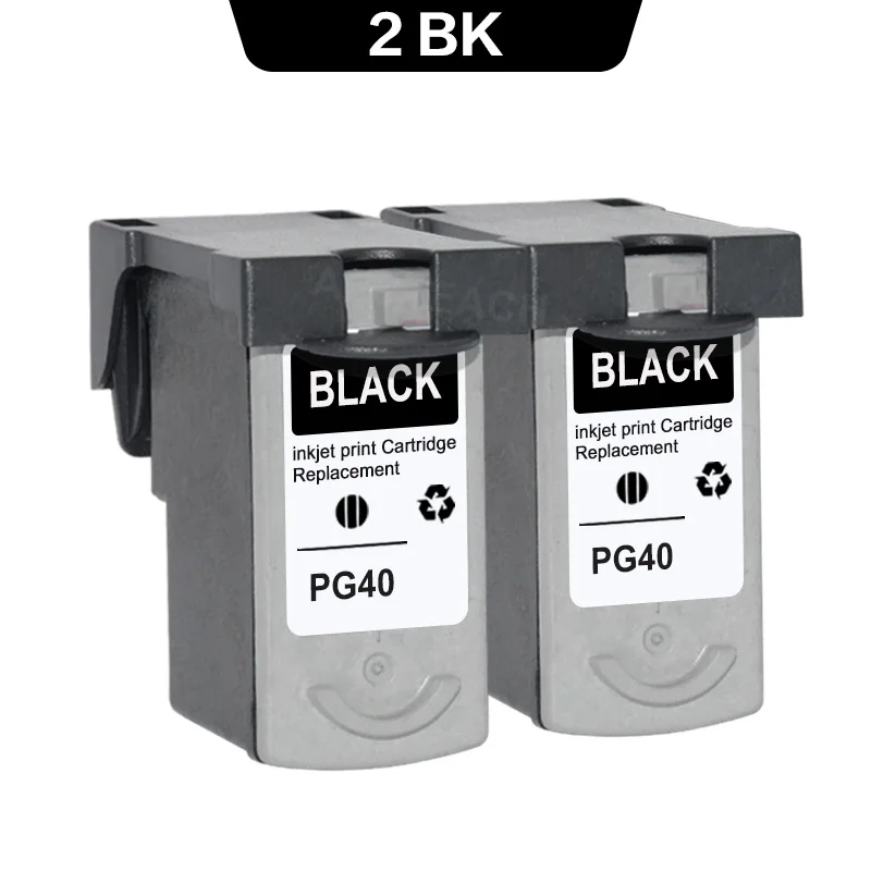 Aecteach Re-manufactured Ink Cartridge PG40 CL41 PG 40 41 Compatible for iP1600 iP1200 iP1900 MP140 MP150 MX300 MX310 MP160 hp printer ink Ink Cartridges