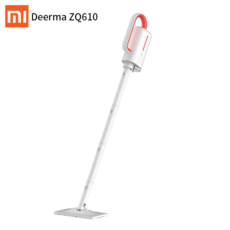 white XIAOMI MIJIA Deerma DEM ZQ600 ZQ610 электрические пароочистители Швабра ручные напольные оконные мойки уборочная вакуумная моющая машина - Цвет: white