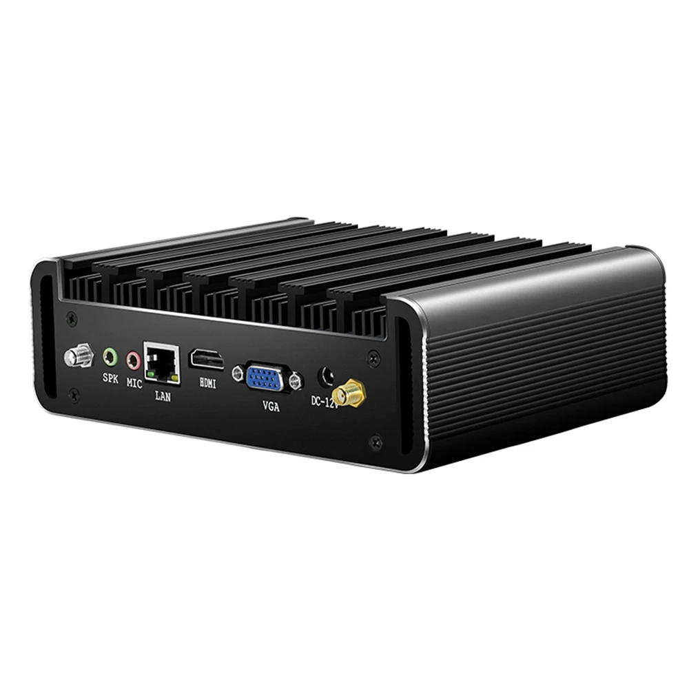 Процессор Intel Core Мини ПК i7 7500U i5 7200U i3 7100U безвентиляторный мини-компьютер 300 м WiFi HDMI VGA 6 * USB Windows 10 4K игровые ПК Процессор Intel Core Мини ПК i7 7500U i5 7200U i3 7100U безвентиляторный мини-компьютер 300 м WiFi HDMI VGA 6 * USB Windows 10 4K игровые ПК