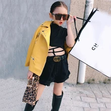 Весенне-летние шорты для девочек детские джинсовые шорты детские шорты Детская уличная одежда, модные однотонные шорты с кисточками для детей от 3 до 9 лет