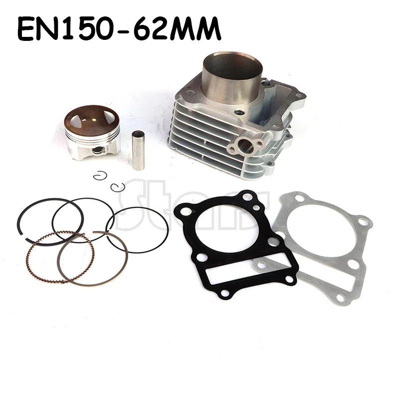 Комплект мотоциклетных цилиндров 62 мм для Suzuki GN 125 GN125 EN125 DR125 GS125 GZ125 TU125 150cc