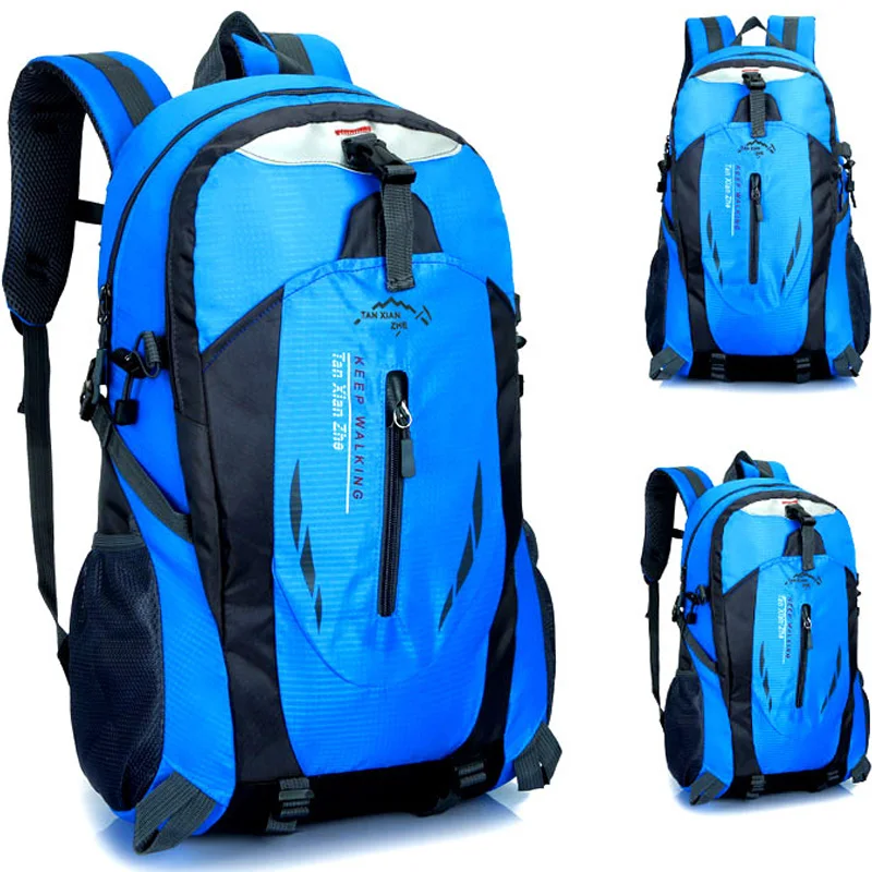 Унисекс, мужской водонепроницаемый рюкзак, Оксфорд, дорожная сумка, спортивная сумка, для альпинизма, пешего туризма, альпинизма, кемпинга, рюкзак для мужчин - Цвет: blue 301