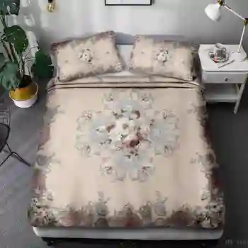 

3D Digital Mandala Flower Bedding Set Boho Duvet Cover Bohemian Comforter Bedspreads Bed Sets Bedroom Decor