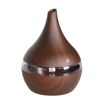 

300ml USB Air humidifier Electric Aroma air diffuser wood Ultrasonic Essential oil Aromatherapy cool mist maker for home Car