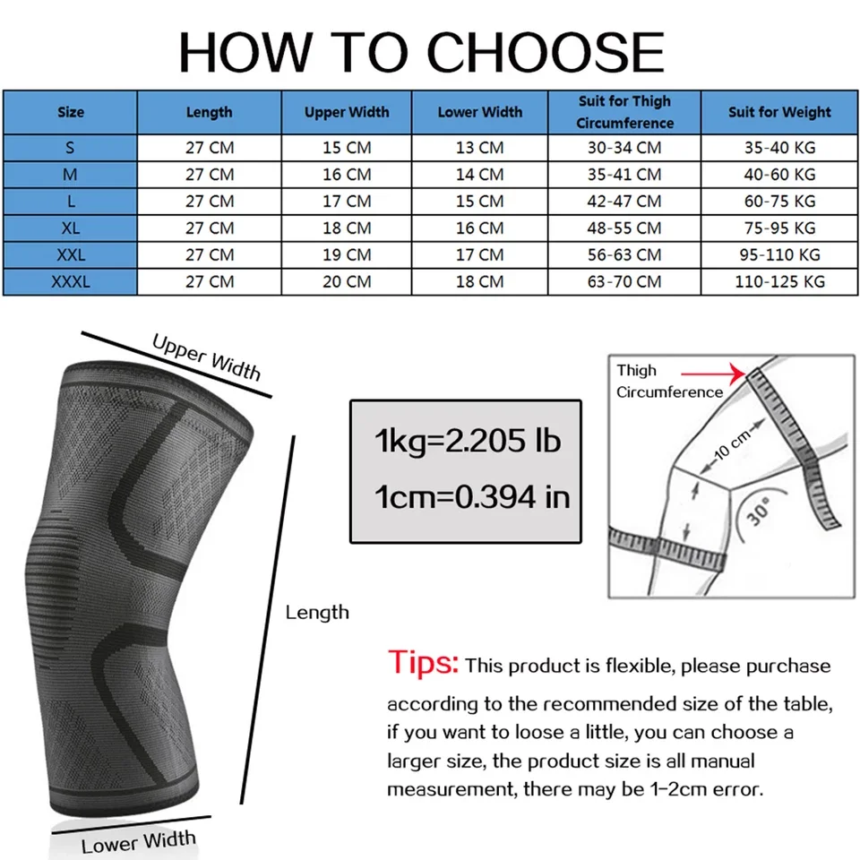 Nylon Sports Safety Knee Pad Support Running Cycling Bandage Basketball Elastic Adult Brace Protector Fitness Arthritis Elbows knee pad knee support knee support sleeve knee brace
