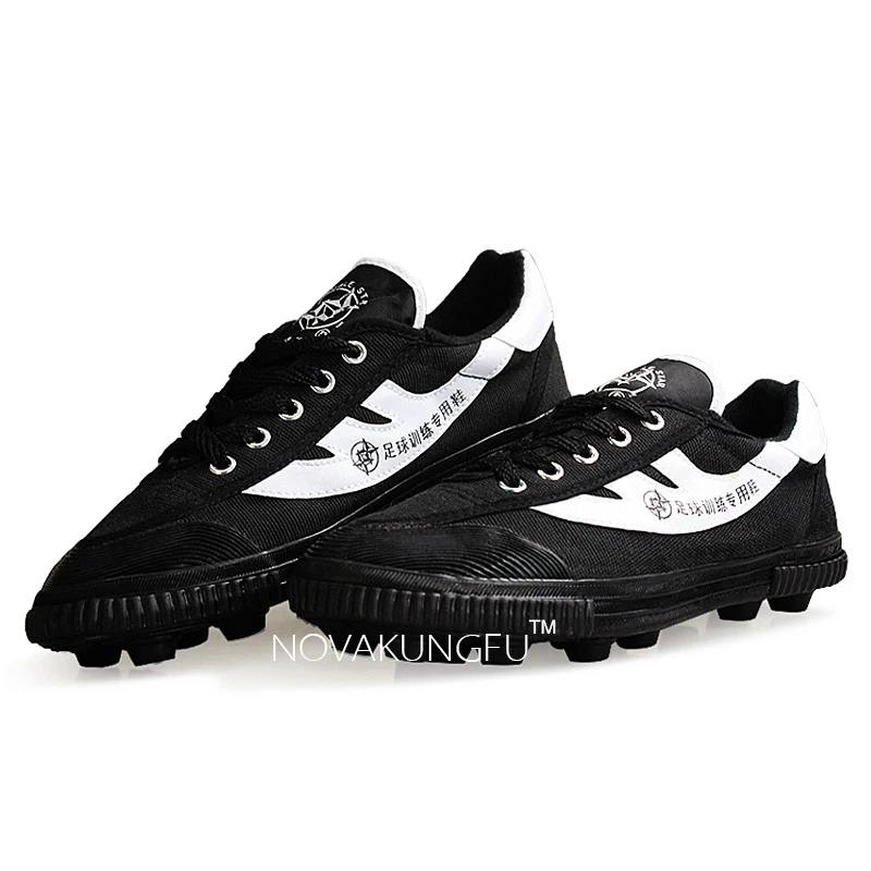 Canvas Football Shoes for Men and Women, Anti-Skid Training Bag, Broken Nails, Middle School Students