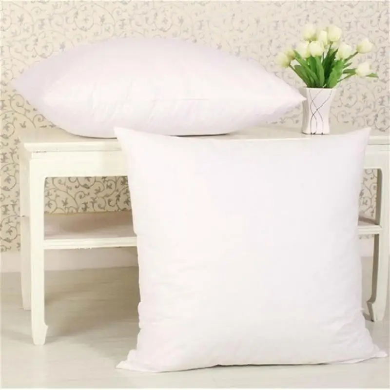 1Pc 40*40 45*45 35*55 Padding Cushion Filling Standard Decorative White Pillow Soft Decor Seat Home Interior 2021
