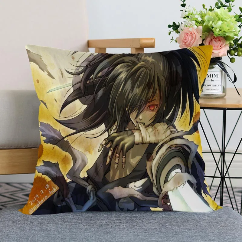 Хорошая подушка чехол современный домашний декоративный Dororo наволочка с аниме 35x35 см, 40X40 см(один кристалла по бокам) для Гостиная наволочка - Цвет: 7