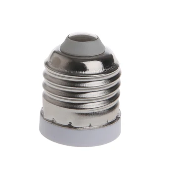 E27 to E17 Light Socket Base LED Halogen Light Bulb Lamp Adapter Converter Holder Base e14 to e27 flexible extend extension adapter socket 18 28 38 48 58cm led light bulb lamp base holder converter