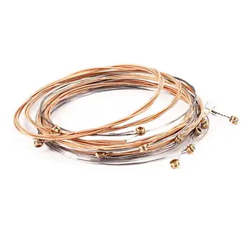 

12Pcs Durable Stainless Steel Guitar Strings Replacement 12 Strings Electric Guitar Strings Set for Guitar Parts Accessories