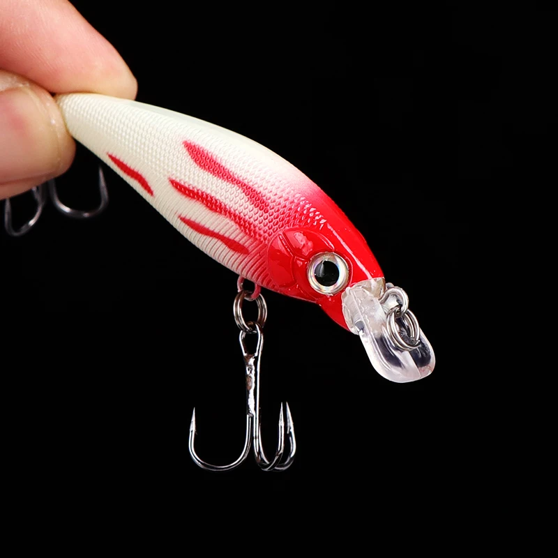 Cat Claw 5 pcs Fishing  Lure Big Artificial Popper Lure Loud Sound Fishing Bass 3D Eyes Bluefish Tuna Swing Carp Bait Treble