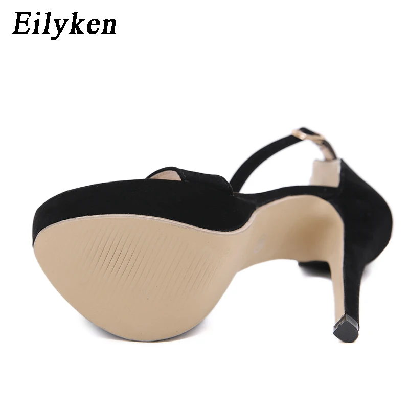 Eilyken Sexy Gladiator Platform Buckle Strap Women Sandals Thin High Heels Club Party Shoes Summer Sandalias De Mujer