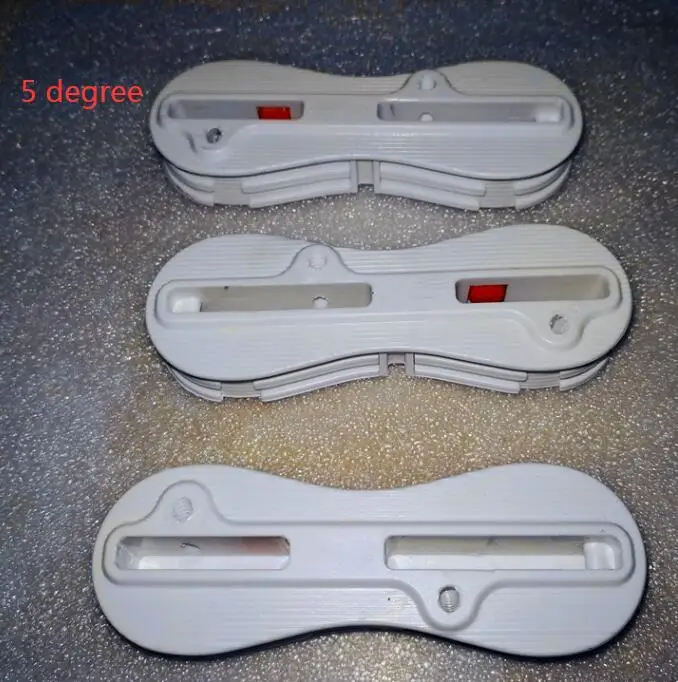 Горячая FCS II плавник коробка штекер серфинга плавники для доски вилка с винтом черный белый аксессуары для сёрфинга 0 5 9 градусов - Цвет: white 5 degree