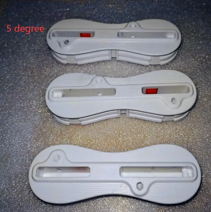 FCS II fin box plug 0 5 9 градусов серфинга плавники для доски вилка с винтом черный белый - Цвет: white 5 degree
