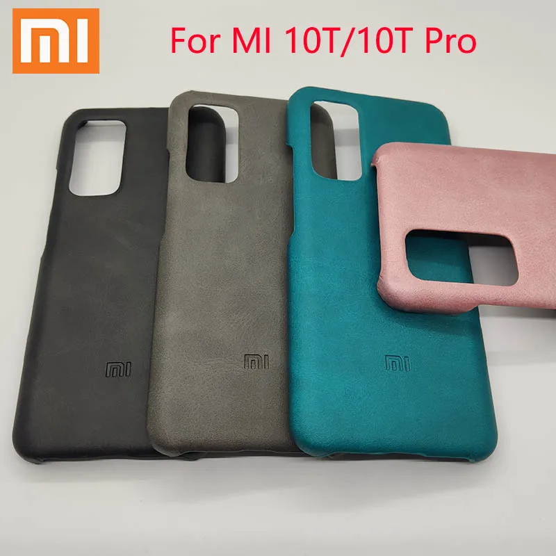 Чехол-накладка для Xiaomi 10T Pro из искусственной кожи с логотипом 5G | Мобильные