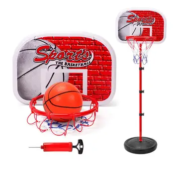 

Children's Removable Basketball Stand Can Lift Indoor Shooting Frame Portable Height Adjustable Basketball Hoop Game Play Set