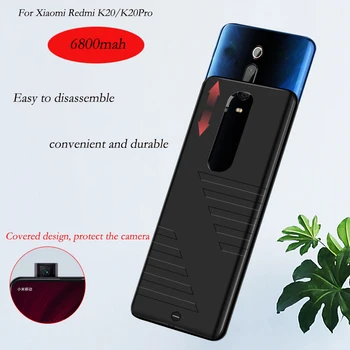 

6800mAh Power Bank Battery Charger Case For Xiaomi Redmi K20 External Backup Cover For Redmi K20 Pro Battery Case