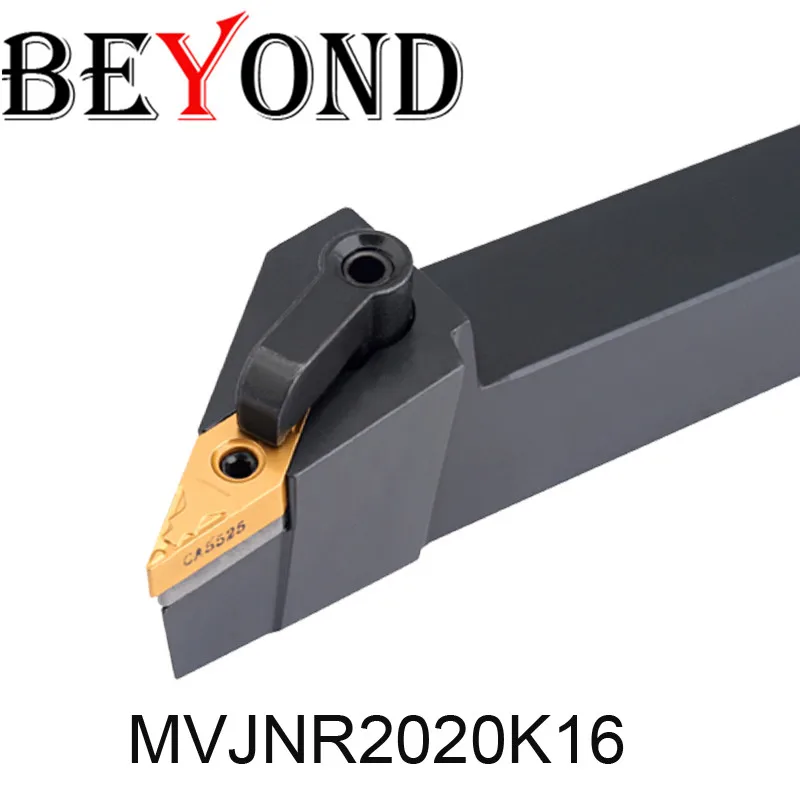 

BEYOND Lathe Cutting Tools External Turning Tool Holder 25mm 2020 Carbide inserts CNC Boring Bar MVJNR MVJNR1616H16 MVJNR2020K16