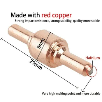

20pcs Plasma Nozzles Cutter CUT 40/50 Cutting Electrodes Tips Kits Replacement Plasma Nozzle