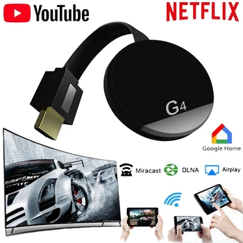 

Full HD Android tvstick mobile screen cast Mirascreen G4 WiFi HD Dongle Receiver Support compatible Youtube Google Audio IOS