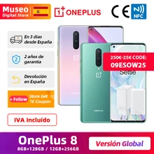 Global Rom OnePlus 8 5G Smartphone Snapdragon 865 Octa Core 6.55'' 90Hz AMOLED Screen 48MP Triple Cams 4300mAh Warp Charge 30T