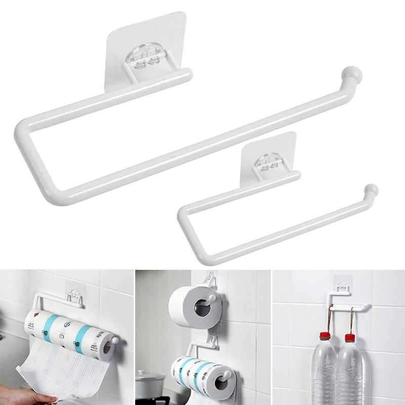 Shelf Towel-Hanger Hanging-Holder Toilet-Paper-Holders Bathroom-Organizer Kitchen Paper