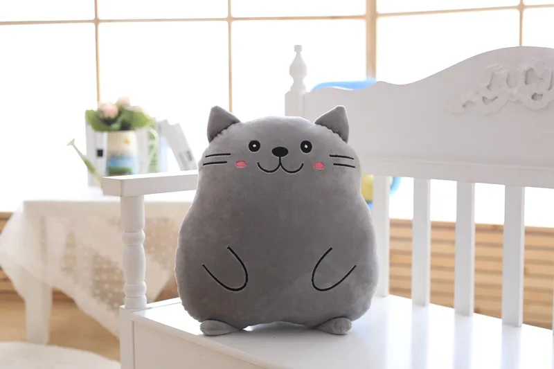 Стиль Милый Печенье кошка станция-подушка Meow