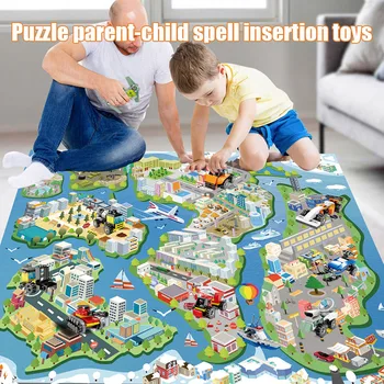 

Spot Kids Toys Building Blocks Play Game Mat Set Early Learning Intelligence Cognitive Hogard