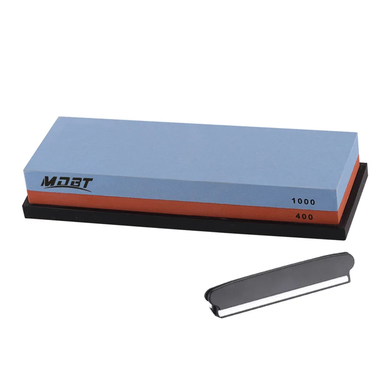 400 1000 Guide Knife Sharpener Stone Double Side grit whetstone for Kitchen sharpening tool bamboo base Sharpener Angle Guide1000/6000 - Цвет: 400 1000 Guide