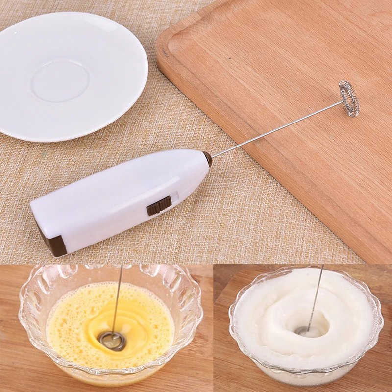 

1pcs Mini Electric Coffee Whisk Mixer Milk Foamer Frother Egg Beater Kitchen Tools Automatic Eggbeater DIY Baking Tool