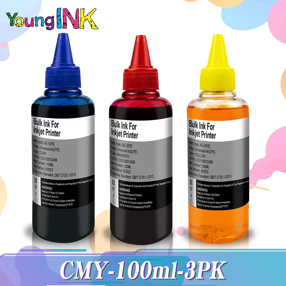 Kit Di Ricarica Inchiostro A 3 Colori Per Hp 21 22 301 302 304 121 122 123 650 652 300 140 141 350 351 343 338 Xl Cartuccia Inchiostro Colorante