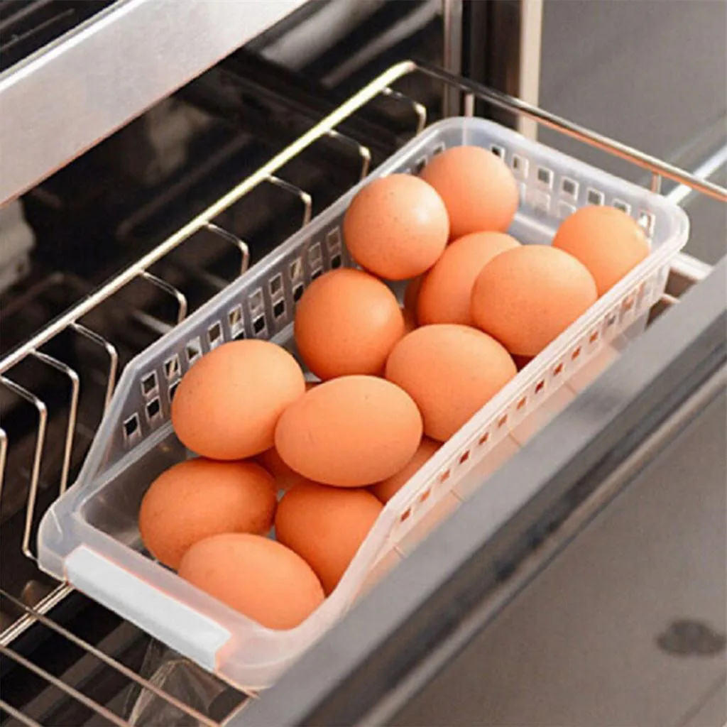 Кухонный Органайзер Регулируемый рефрижератор шкаф для хранения полка