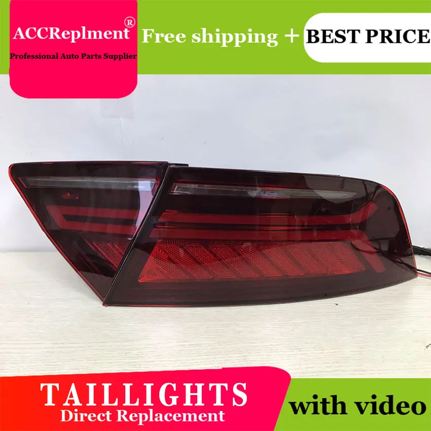 

4PCS Car Styling for Audi A7 Taillights 2012-2018 for A7 LED Tail Lamp+Turn Signal+Brake+Reverse LED light