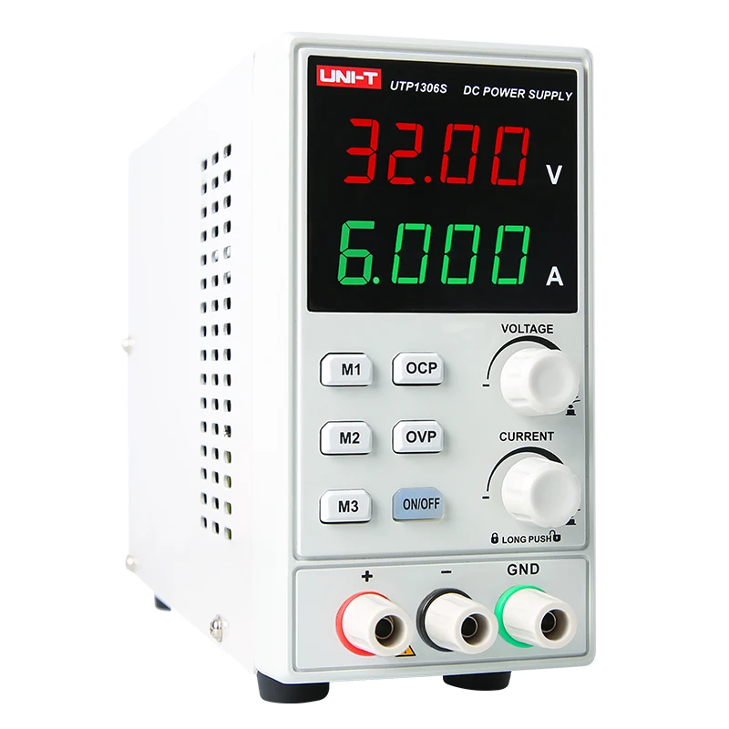 UNI-T UTP1306S DC источник питания высокая точность 4 цифры дисплей 0-32 В 0-6A Регулируемый мини-источник питания AC 220 В 50 Гц