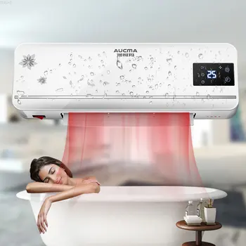 

Household Remote Control Energy-saving Wall-mounted Electric Heater Anti-water Heating Portable Heater Space Heater