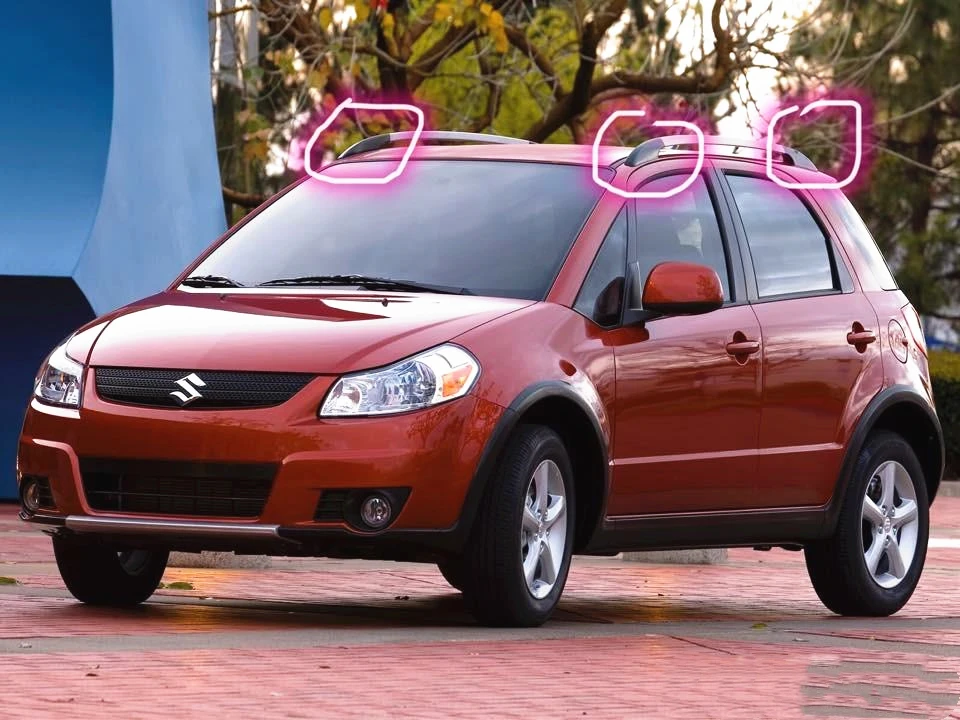 Оригинальные OEM автозапчасти крыша крышка 78216 80J00 5PK 78226 78217 78277 для Suzuki sx4