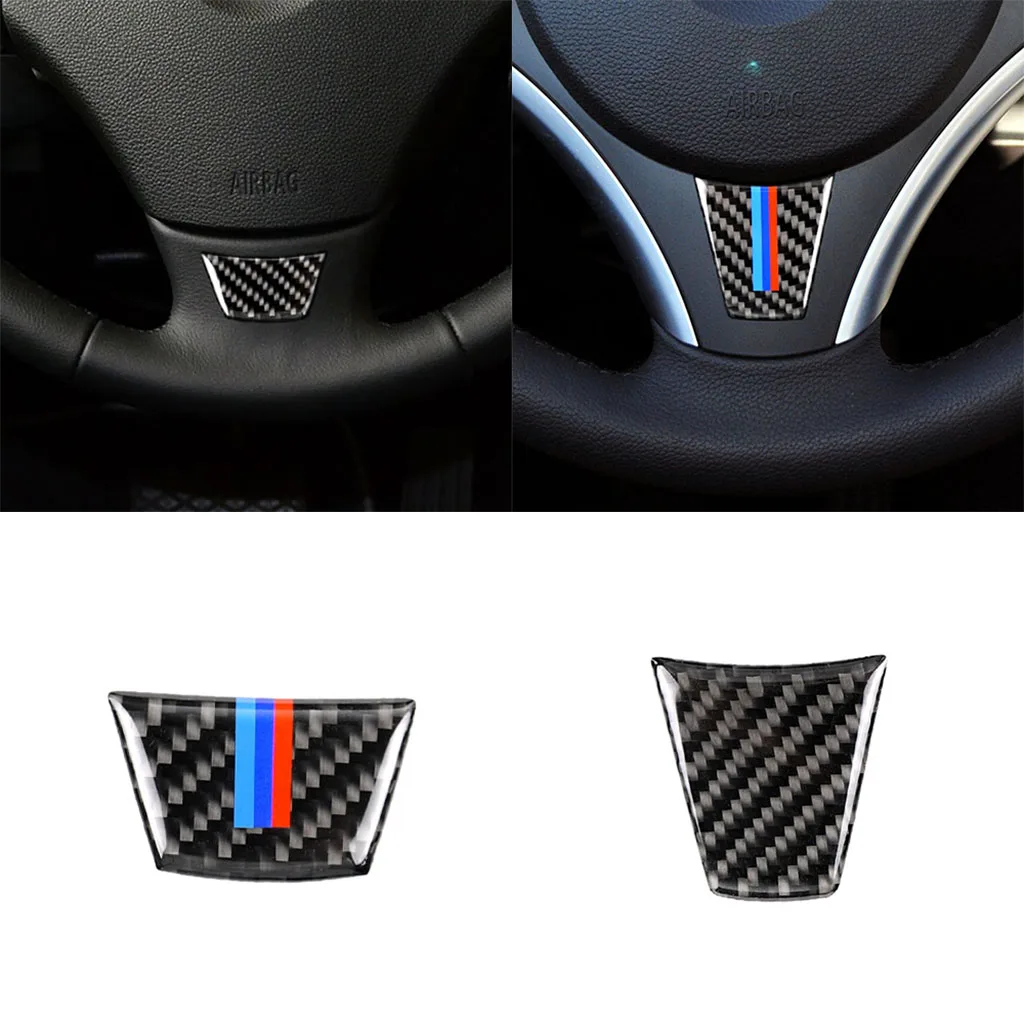 Наклейка на руль для BMW 3 серии E90 E95 2005 2012 авто украшение интерьера эмблема м