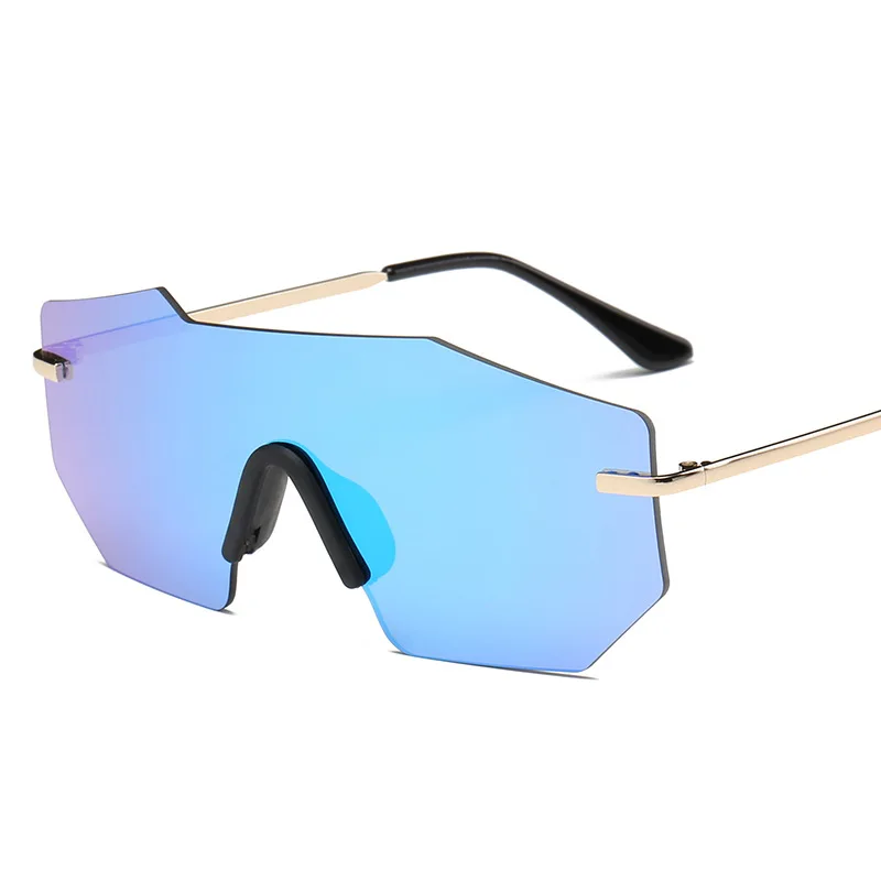 Hdtansen, новинка, модные солнцезащитные очки унисекс, для мужчин и женщин, дизайнерские, Ретро стиль, без оправы, зеркальные, без оправы, очки для вождения, oculos de sol - Цвет линз: HD200-2305-C4