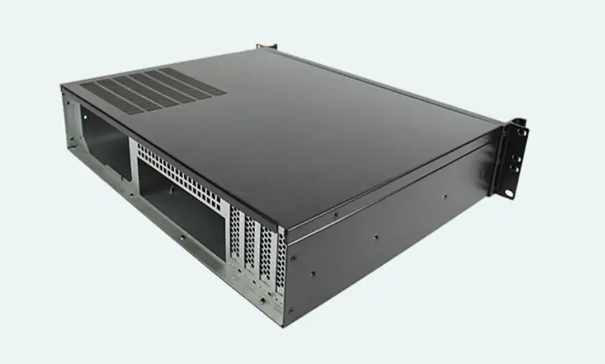 2U ipc Шасси 2U rackmount корпус Глубина 350 мм ультра-короткий для Micro ATX/ATX 17*17 см материнская плата сервер межсетевой экран для компьютера