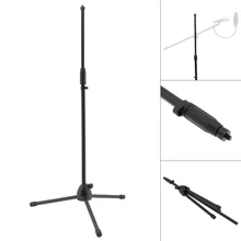 Professional Live Floor Metal Stand / Microphone Holder / Microphone Stand Adjustable Stage Tripod for Studio Microphone Cover