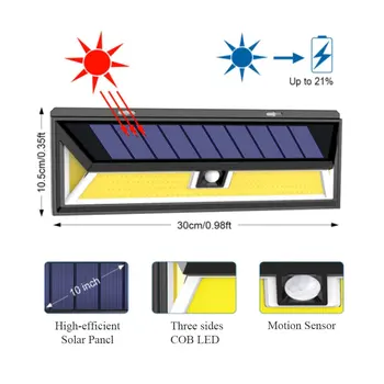 

180LED Solar Lights Outdoor Solar Lamp Powered Sunlight Motion Sensor Wall Light For Garden Driveway Pathway Outdoor Solar Light