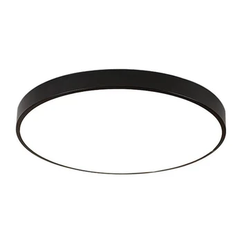 

5Cm Led Ultra-Thin Ceiling Light Modern Lamp Living Room Lighting Fixture Bedroom Kitchen Surface Mount Led Ceiling Lamp Black 2