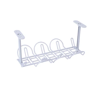 

1x Under Shelf Table Storage Basket Rack Kitchen Wire Mesh Cabinet Organiser