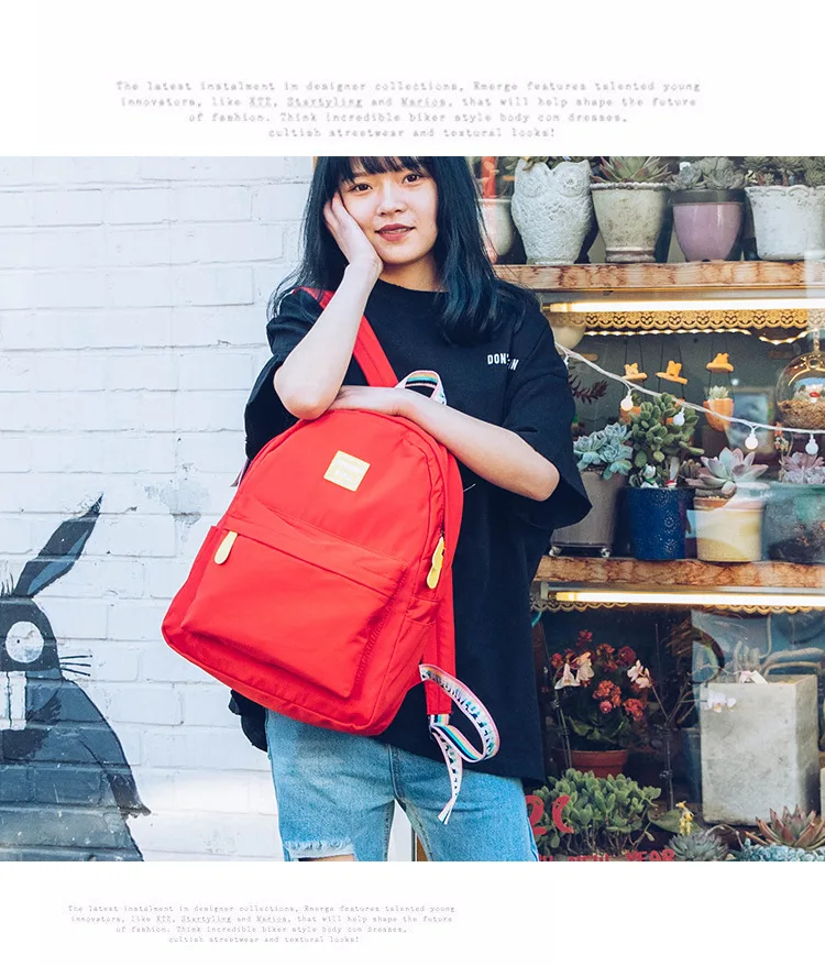 New Style WOMEN'S Bag WOMEN'S Backpack Korean-style Backpack Nylon WOMEN'S Bag a Generation of Fat Manufacturers Direct Sel