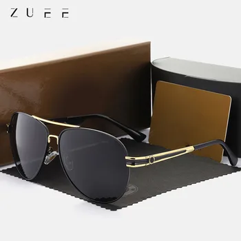 

ZUEE Men Classic Polarized Sunglasses Brand Design Driving Sun glasses For Men Vintage Male UV400 Sunglass Shades Oculos de sol