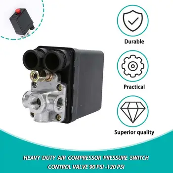 

Heavy Duty 240V 16A Auto Control Auto Load/Unload Air Compressor Pressure Switch Control Valve 90 PSI -120 PSI