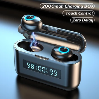 

Noise Canceling Wireless Headphone TWS Bluetooth 5.0 HiFi Stereo Earbuds With Mircophone Touch Control Sports Earphones