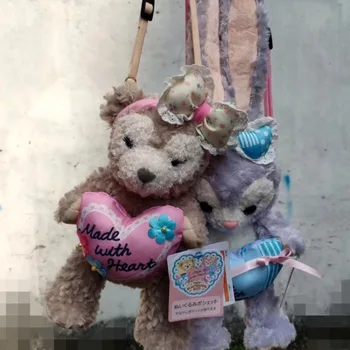 

Duffy bear doll crossbody bag cartoon Plush wallet messenger bag