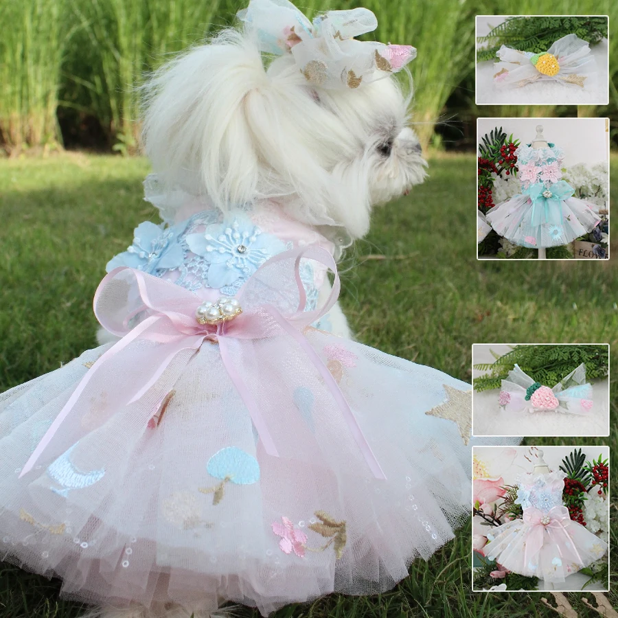 retirarse Ir a caminar Fiel Vestido de lujo para perros pequeños, falda de encaje bordada, tutú de  boda, Corgi, ropa de fiesta de verano - AliExpress