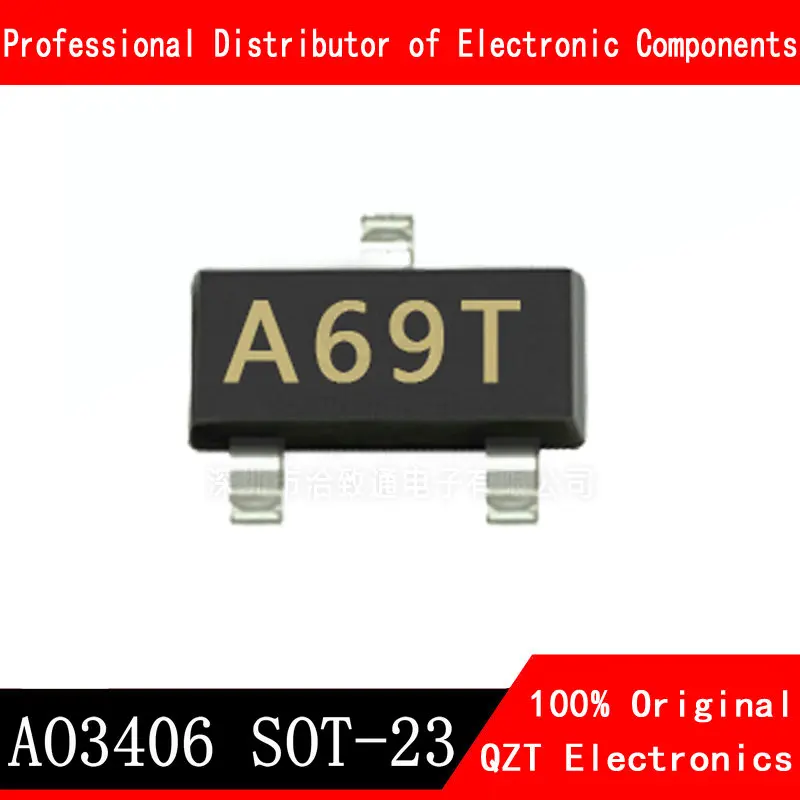 AO3406 СОТ-23 3406 сот SOT23 MOSFET N-CH 30 V 3